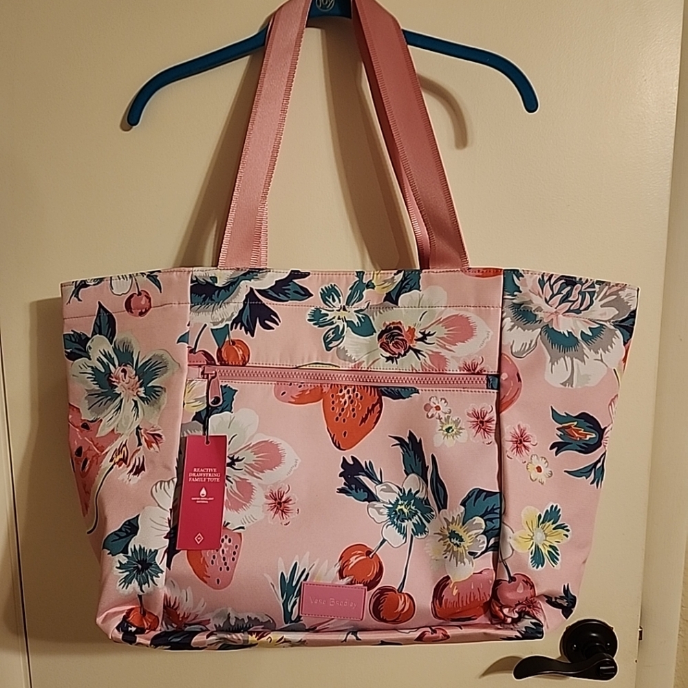 Vera Bradley Pink Floral Tote Bag